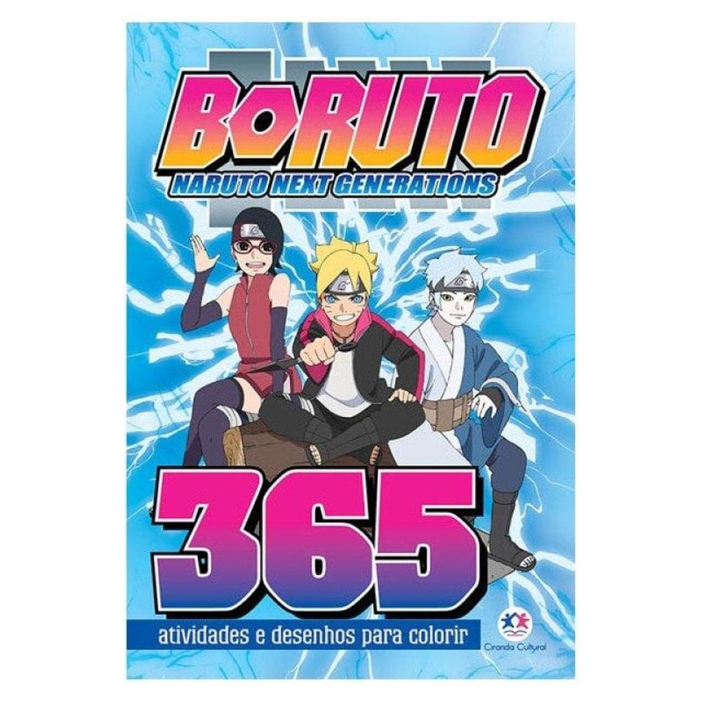 Boruto - 365 Atividades E Desenhos Para Colorir