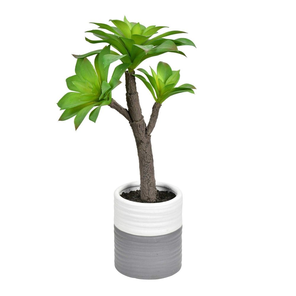 Vaso de cerâmica interior artificial Suculento Vickerman de 38 cm