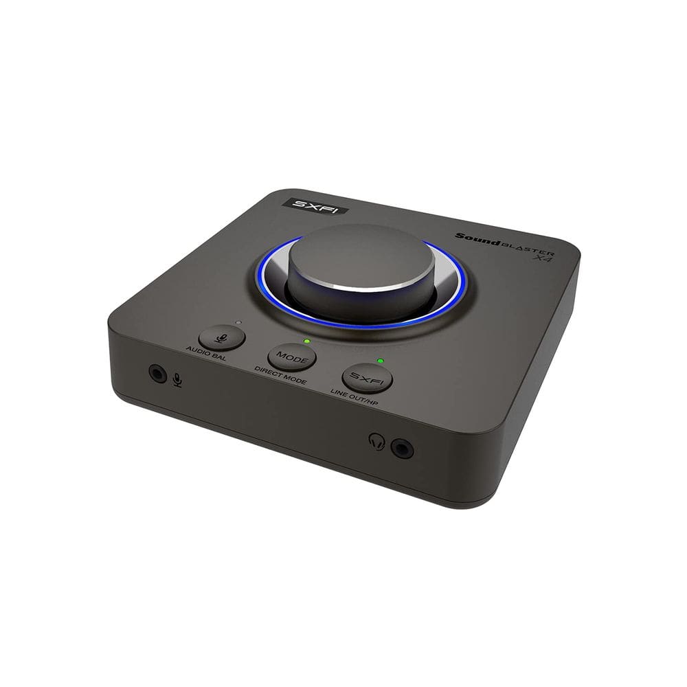 Amplificador DAC USB externo Sound Blaster X4 com Super X-Fi 7.1