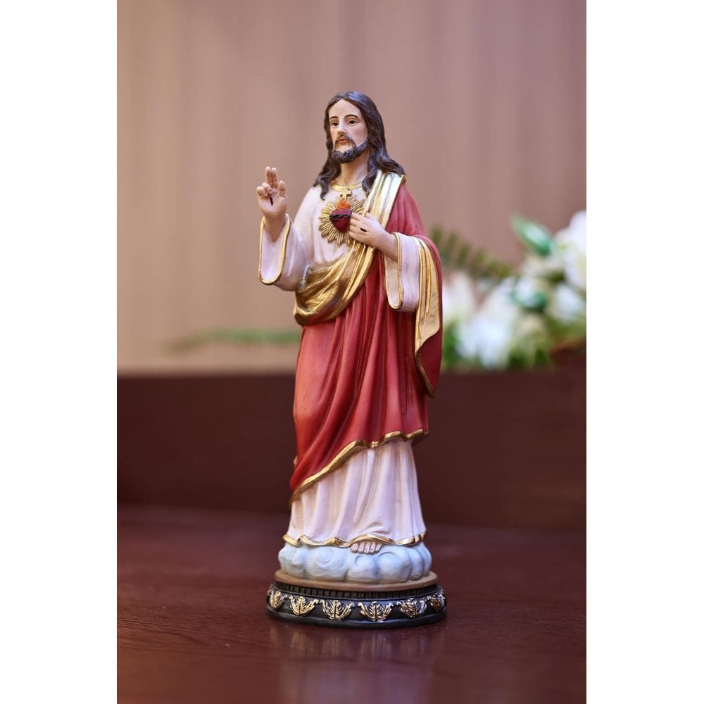 Estatueta Hi-Line Gift Ltd. Estátua do Sagrado Coração de Jesus de 30 cm