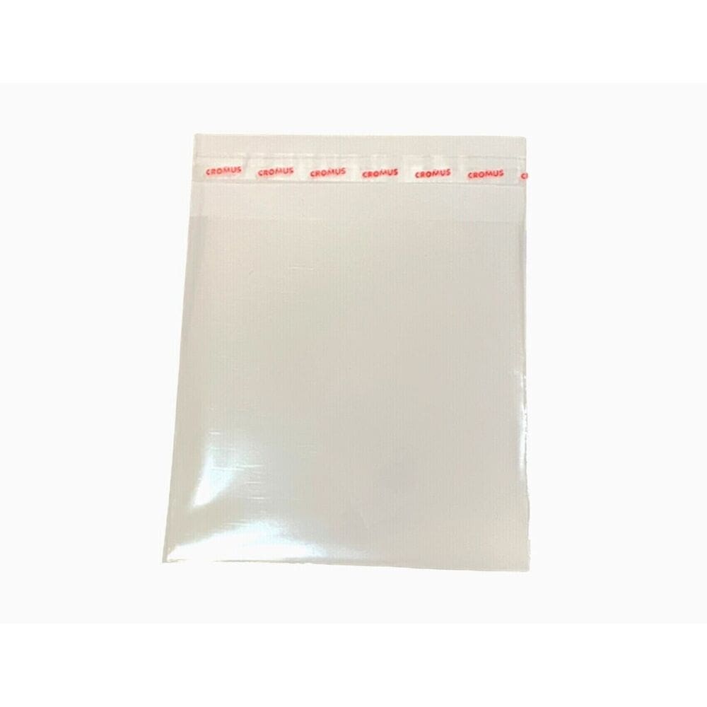 Saco Plástico Adesivado 8x10+3cm Transparente Cromus Com 100 Unidades