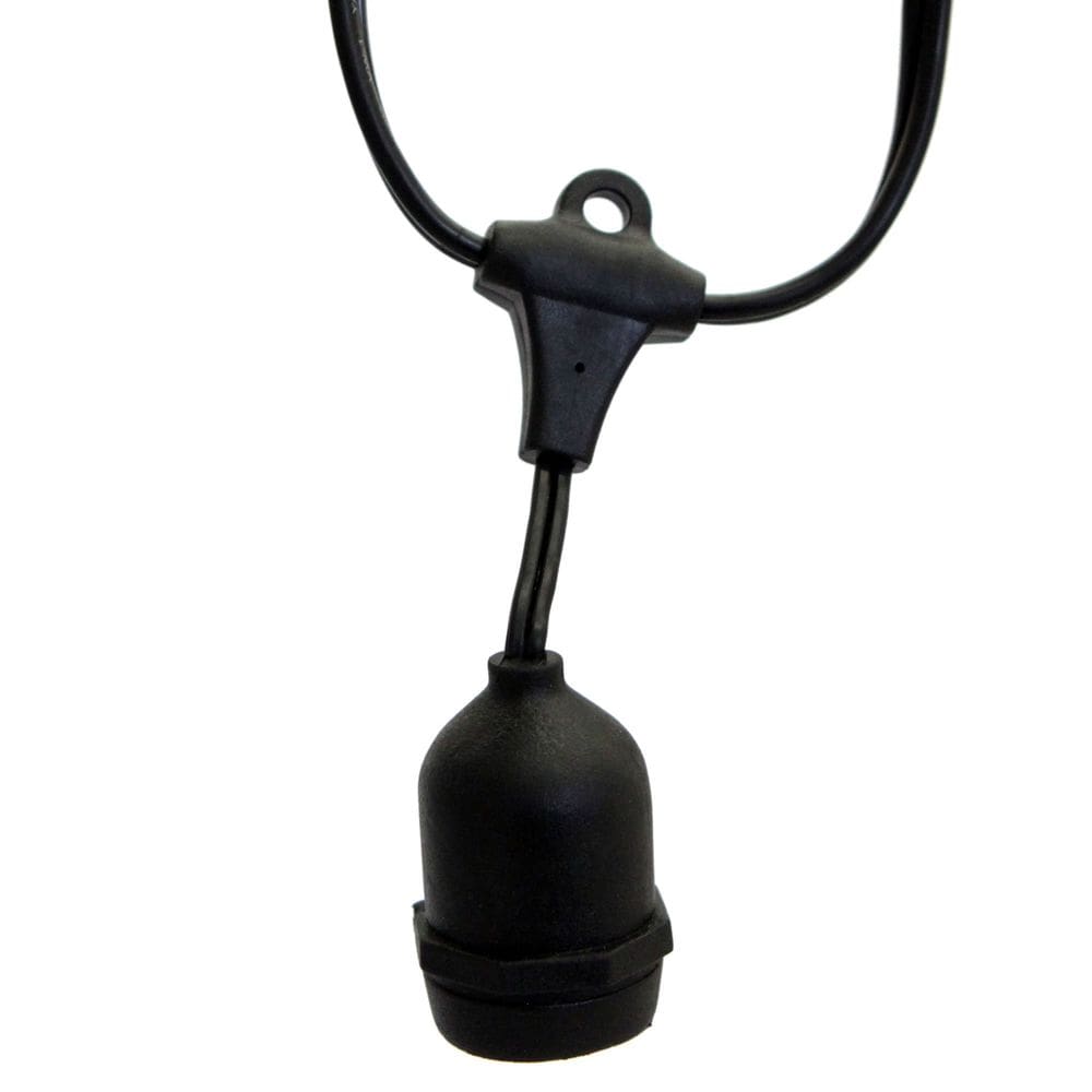 Soquete de lâmpada Vickerman V47K026 E26 183 cm de fio externo