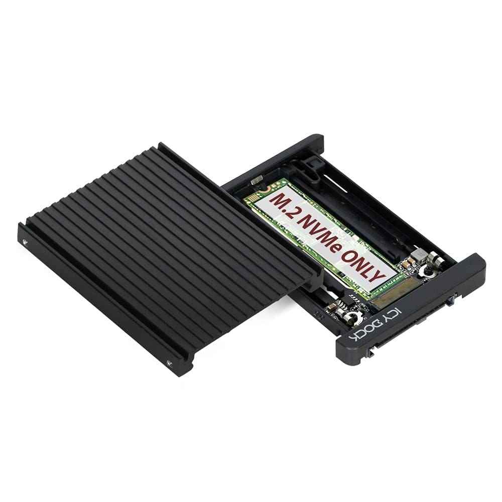 Adaptador ICY DOCK M.2 PCIe 3.0/4.0 NVMe a SSD U.2 de 2.5”