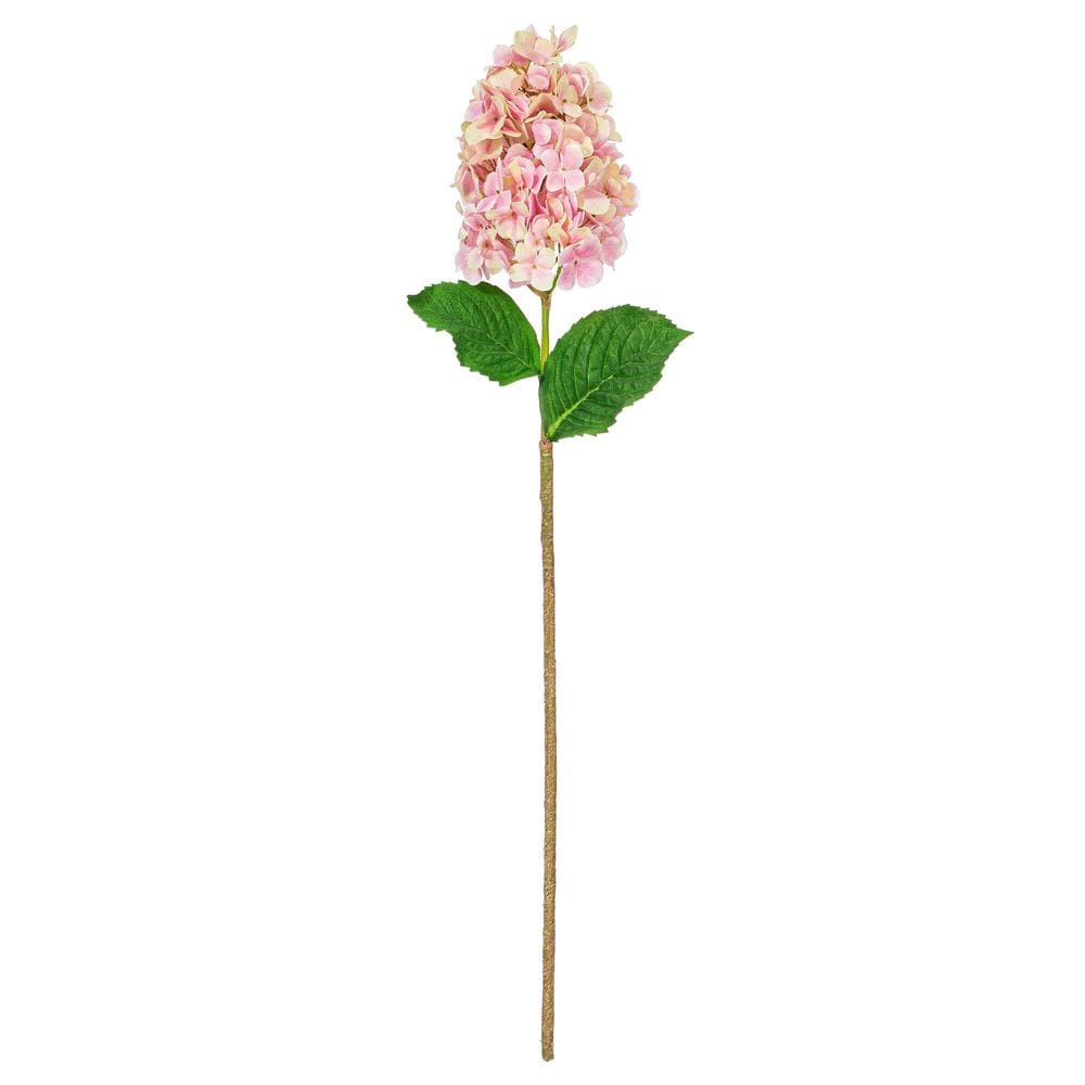 Spray de hortênsia artificial em cone rosa Vickerman 86 cm 2 hastes