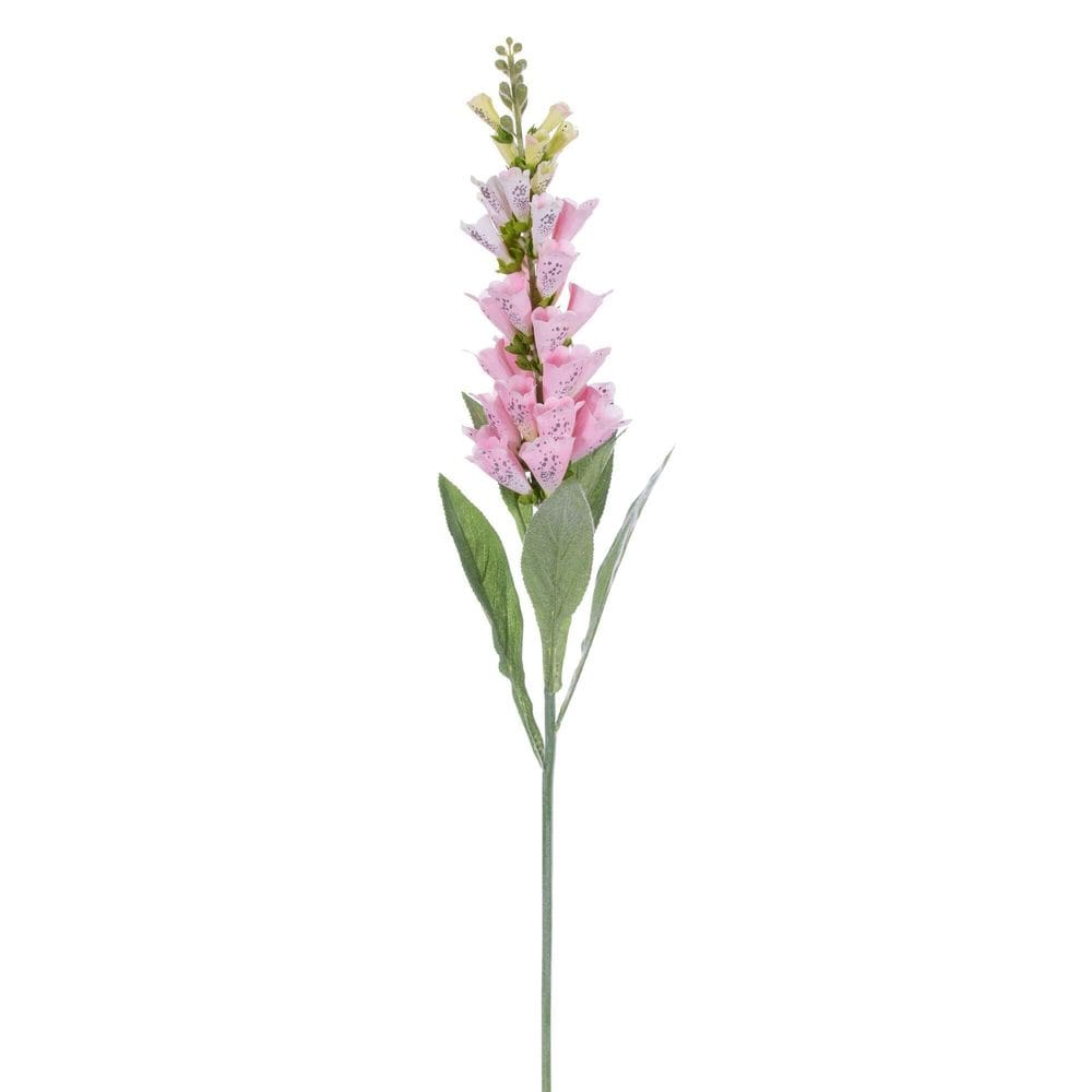 Planta artificial Vickerman Pink Foxglove Haste 91 cm