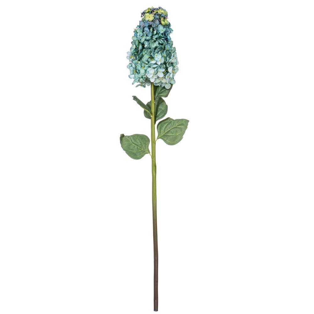 Spray de hortênsia em cone artificial Vickerman 35,5 cm azul marinho