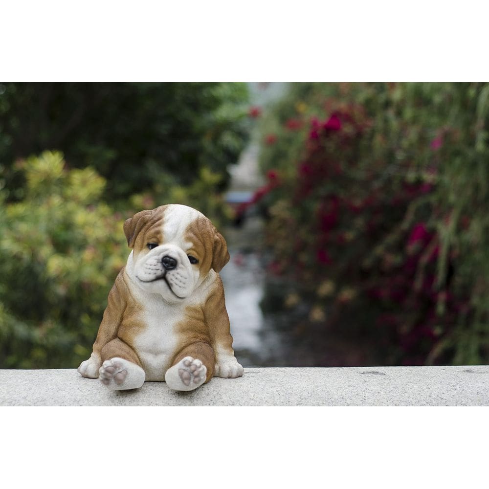 Estatueta de presente de alta linha Bulldog Sleeping Brown Medium