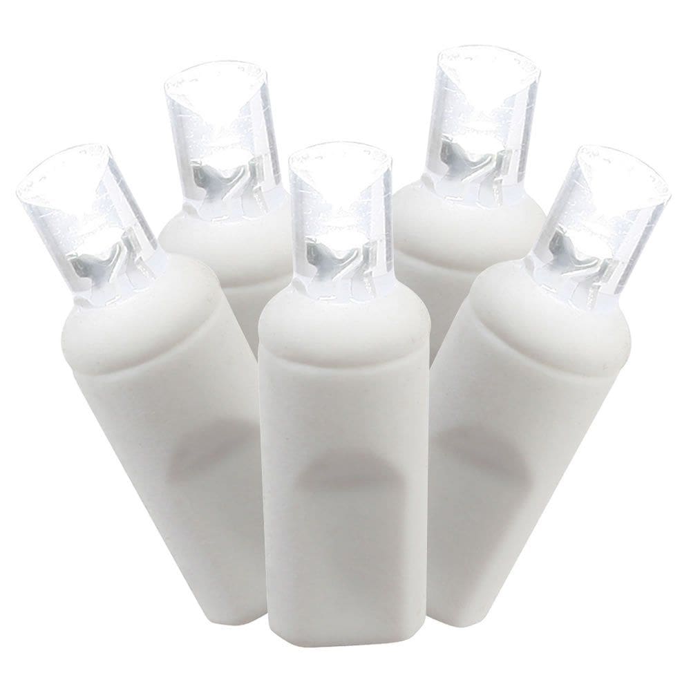 Luz de corda Vickerman X4W6109 100 LED branco puro