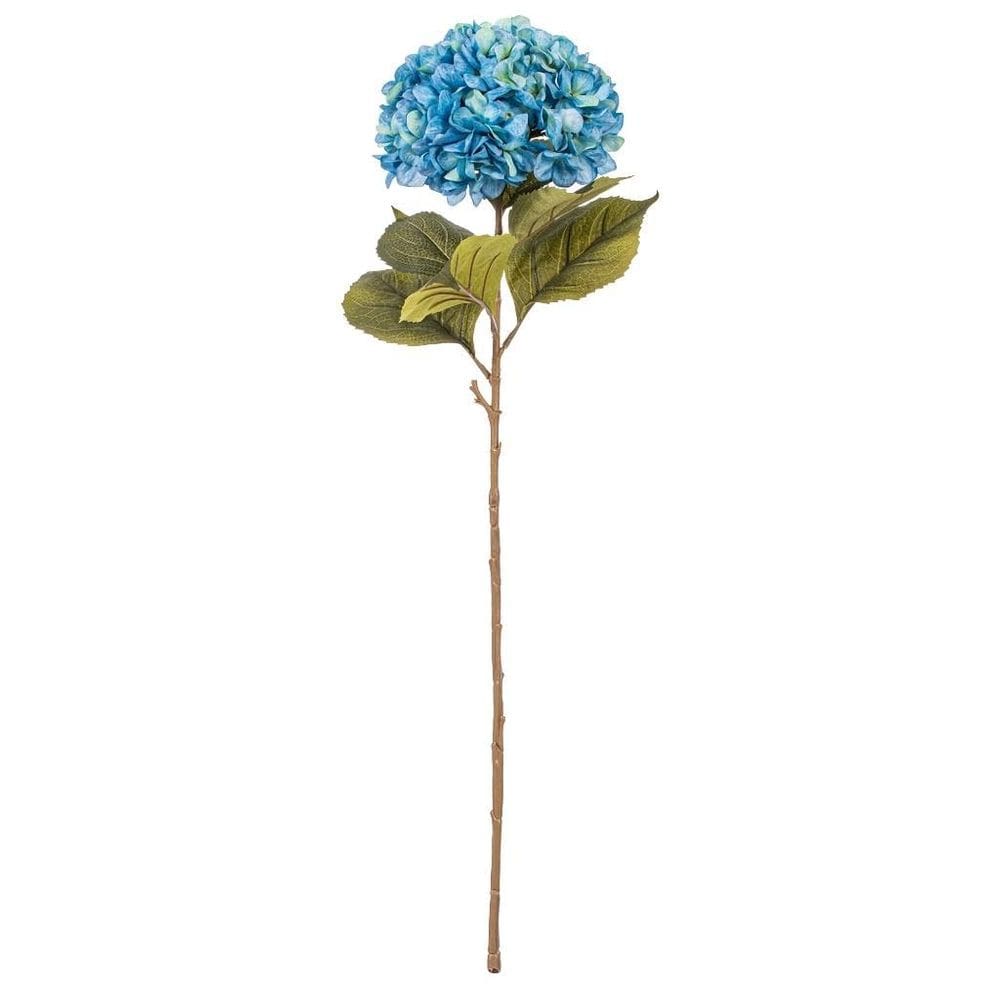 Haste de hortênsia Vickerman 107 cm Flor artificial azul