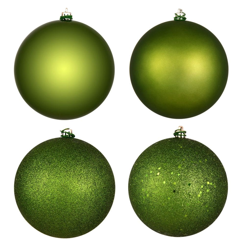 Set de Adornos Colgantes Vickerman 20 cm Verde Enebro 4 Piezas