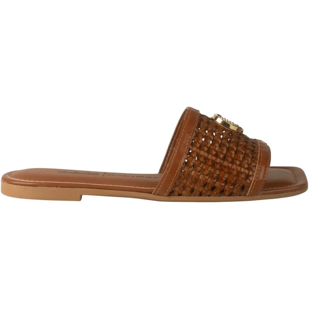 Tamanco Feminino Rasteira Casual Dia a Dia Passeio Trabalho com Trama Ultra Conforto Dakota Y9933