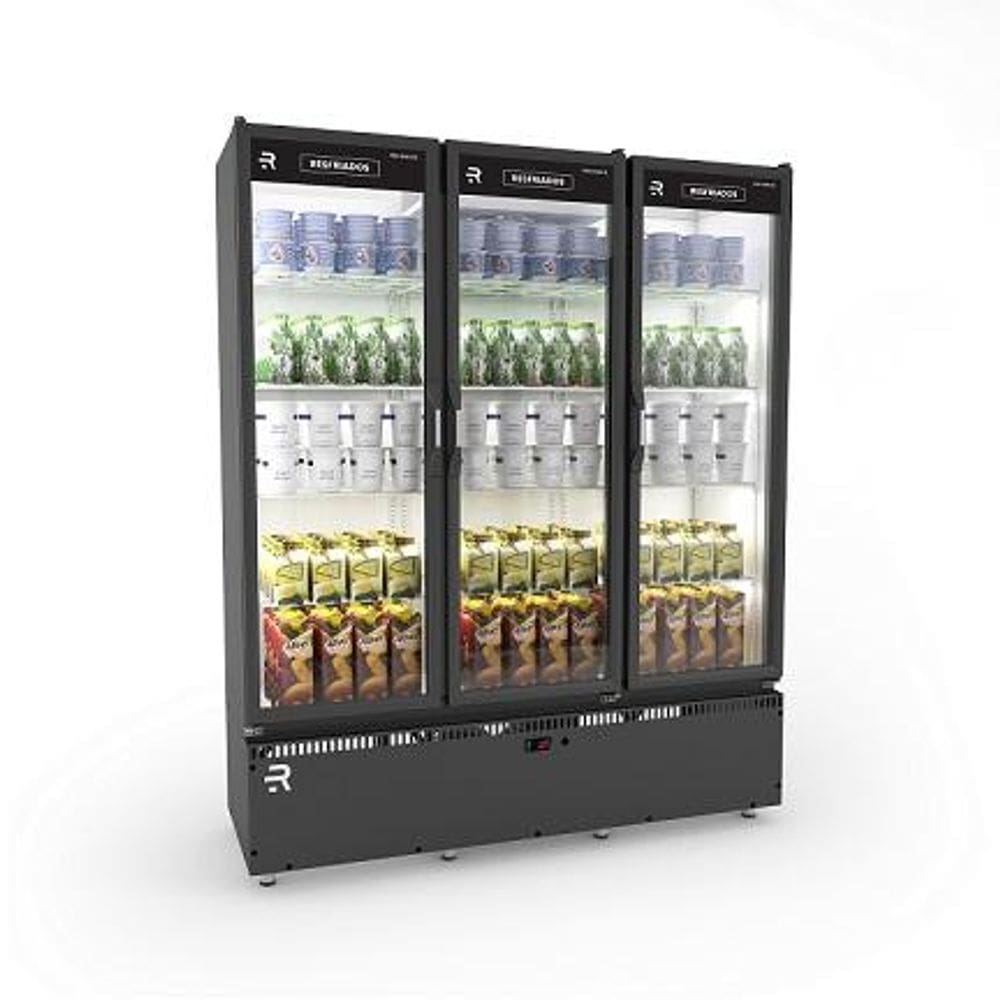 Auto Serviço Vanguard Resfriados 3 Portas Preto 0 a 7ºC ASVR3P PR_BR 220V – Refrimate