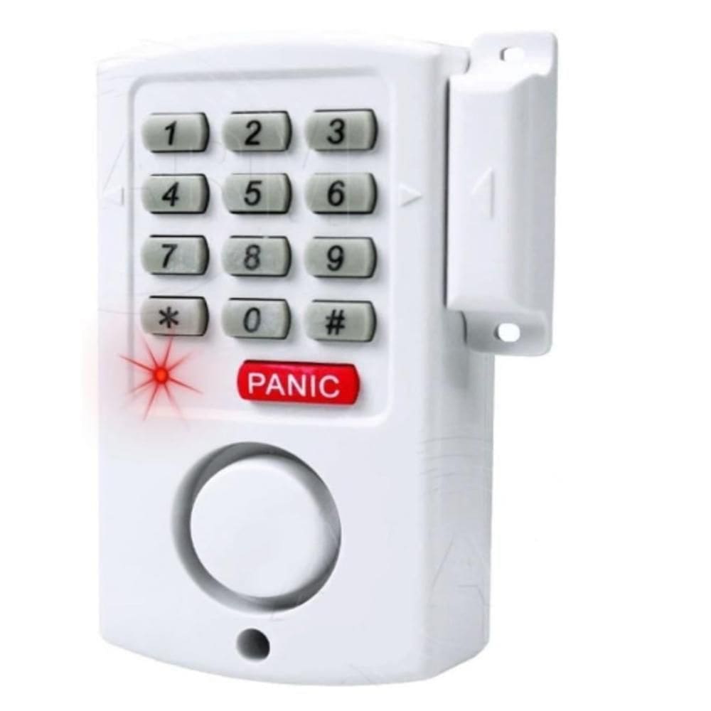 Kit Alarme Residencial Comercial Sem Fio Com Senha Sistema Protecao Numerico Com Botao Panico Sensor
