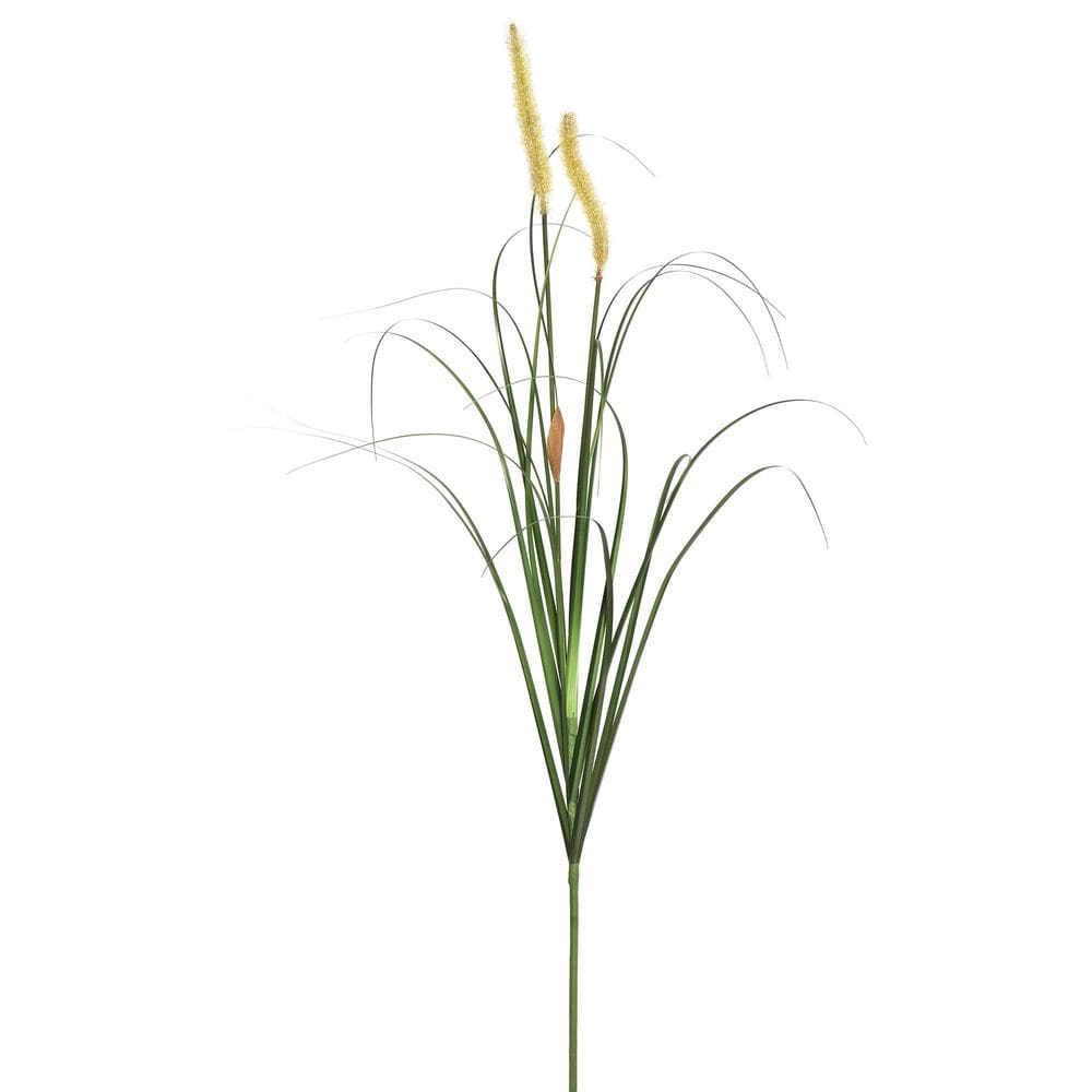 Planta artificial Vickerman Foxtail Grass 109 cm, pacote com 4