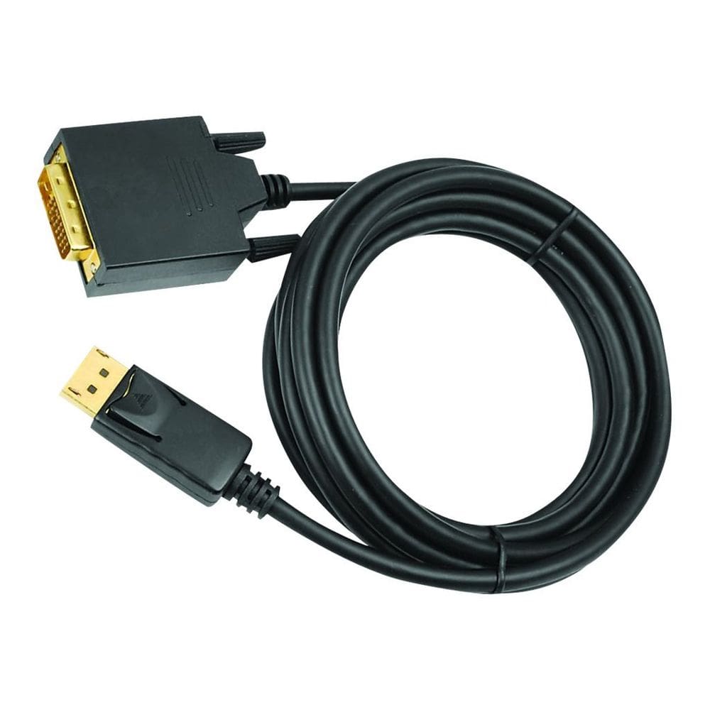 Cabo SIIG DVI para DisplayPort 3m 24+1 digital de 20 pinos preto
