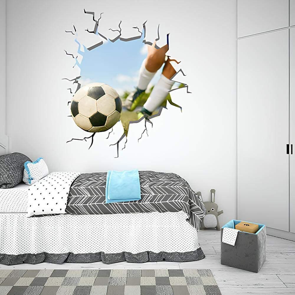 Adesivo De Parede Buraco Futebol