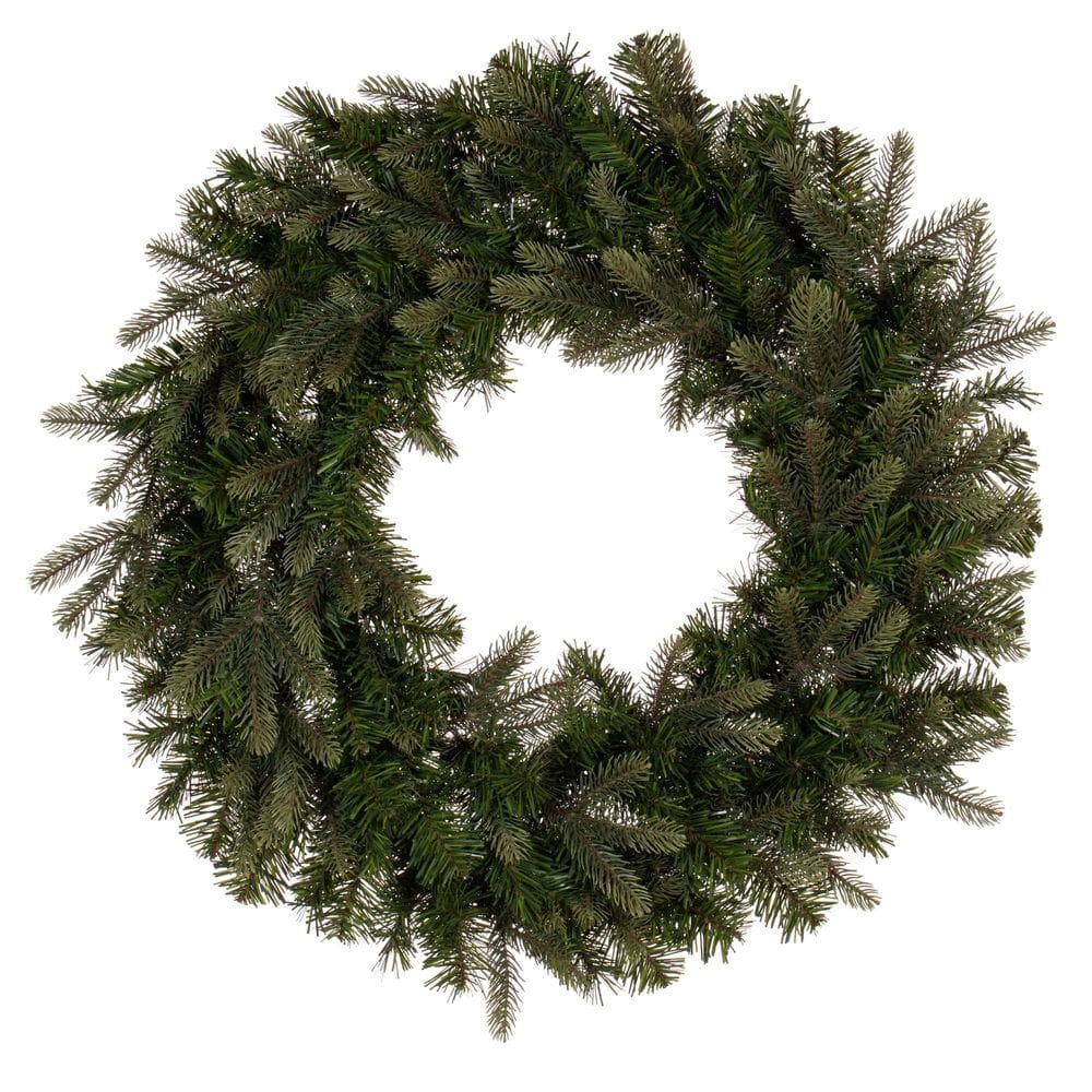 Coroa de flores Vickerman Douglas Fir artificial 61 cm sem iluminação