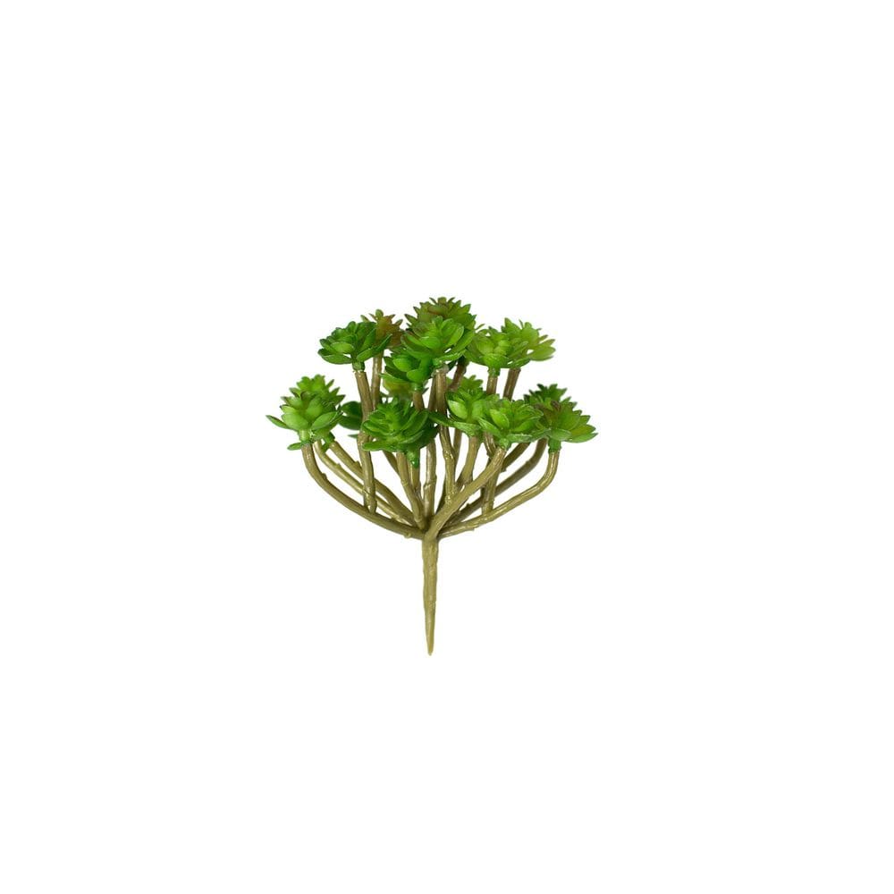 Planta artificial KALALOU Pequena suculenta 13 cm verde