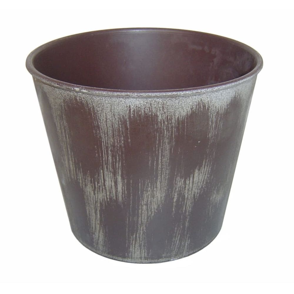 Plantador Cheung`s PP-104BI 15 cm marrom marfim redondo
