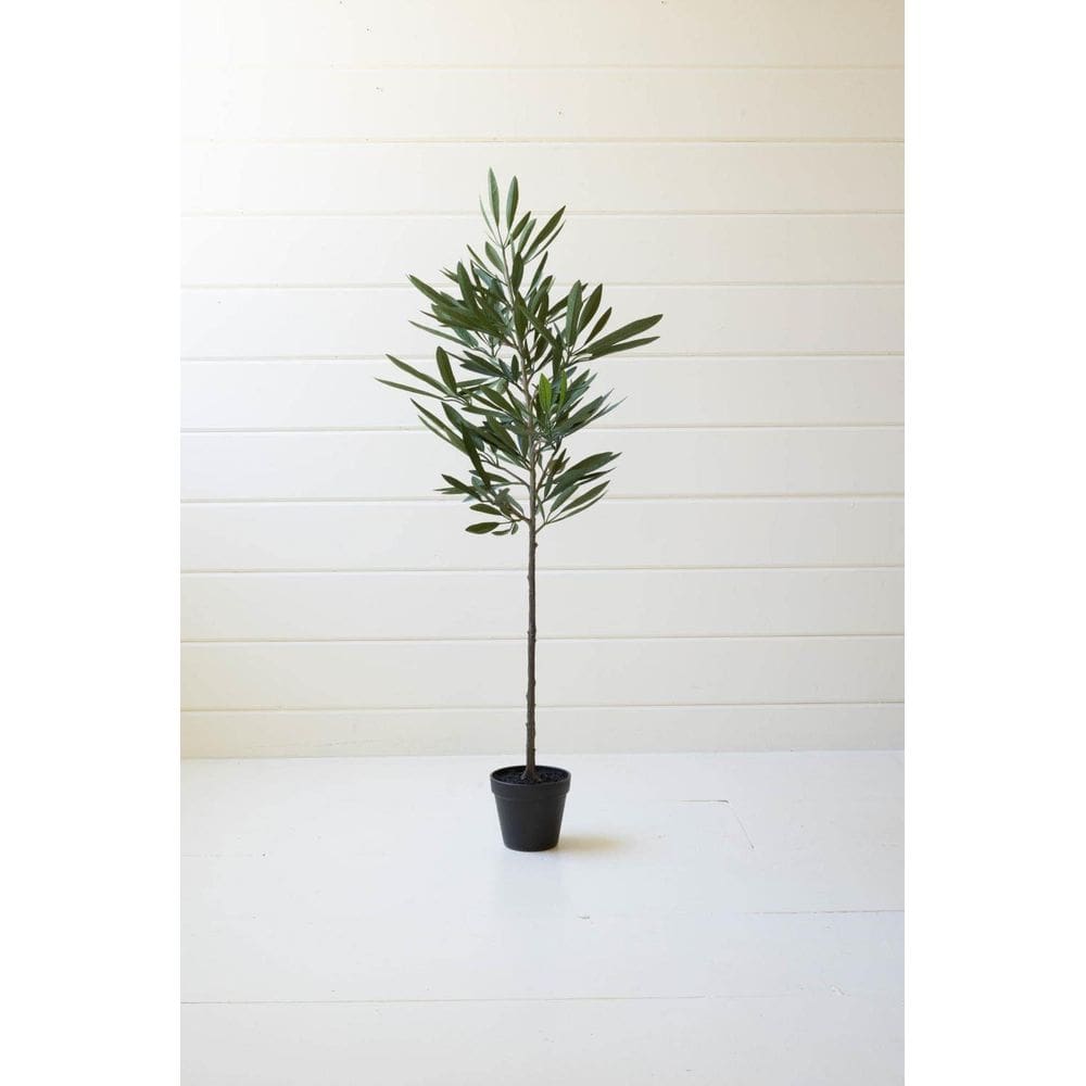 Pote preto de eucalipto artificial KALALOU 104 cm