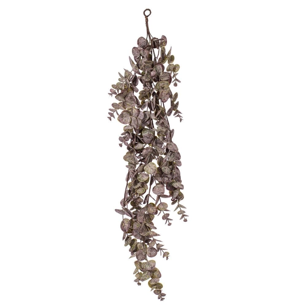 Videira de eucalipto em espiral artificial Borgonha Vickerman 91cm