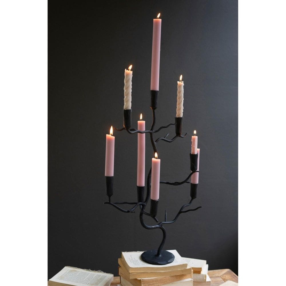 Candelabro KALALOU em ferro forjado Halloween