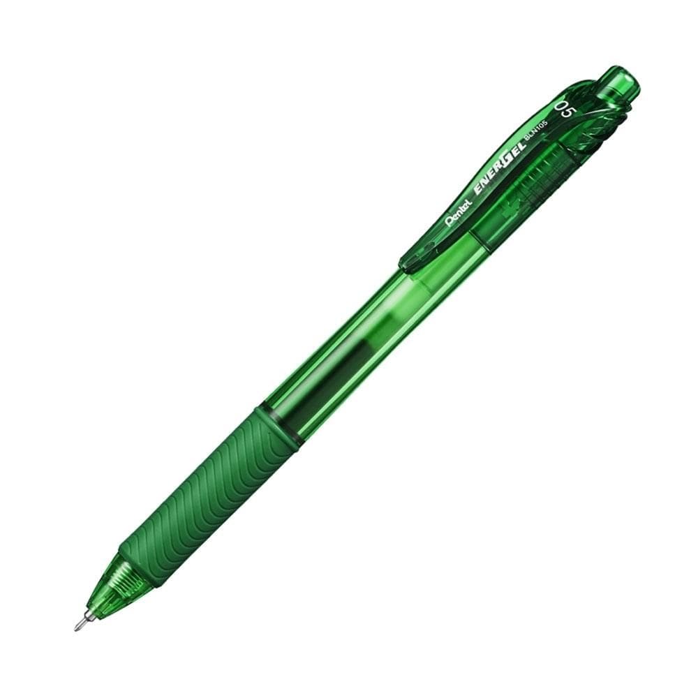Caneta gel 0.5mm Energel-X Verde - Pentel