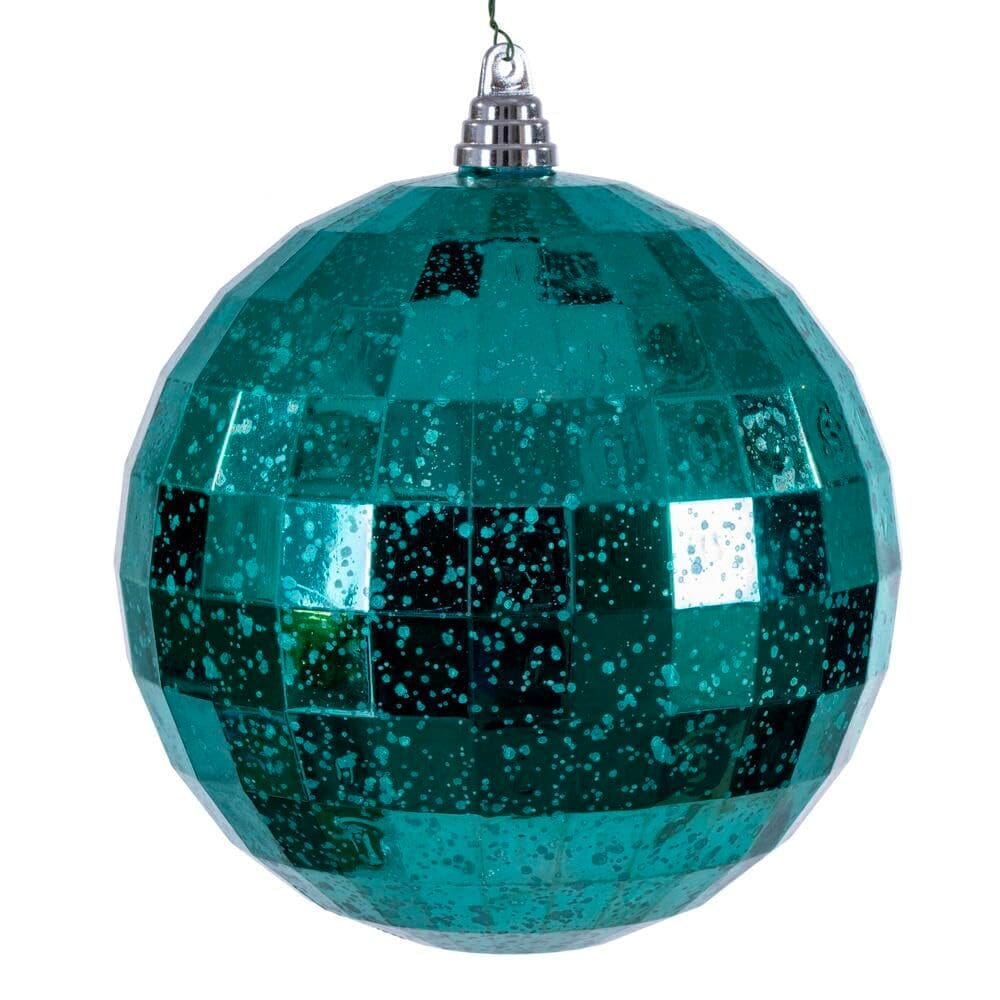 Ornamento suspenso Vickerman 20cm Teal Mirror Mercury