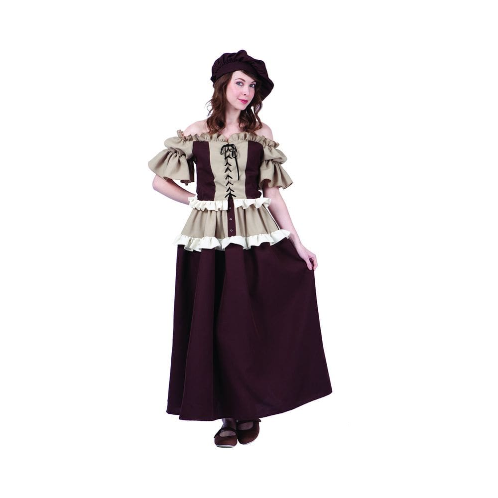 Traje RG Costumes Colonial Peasant Kathryn para mulheres