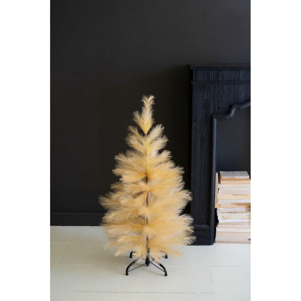 Árvore artificial KALALOU Faux Pampas Grass Christmas Tree SM