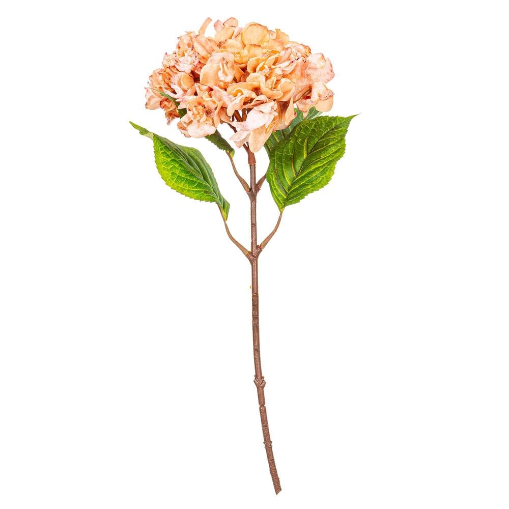 Planta artificial Vickerman Coffee Hydrangea Stem 51 cm, pacote com 2