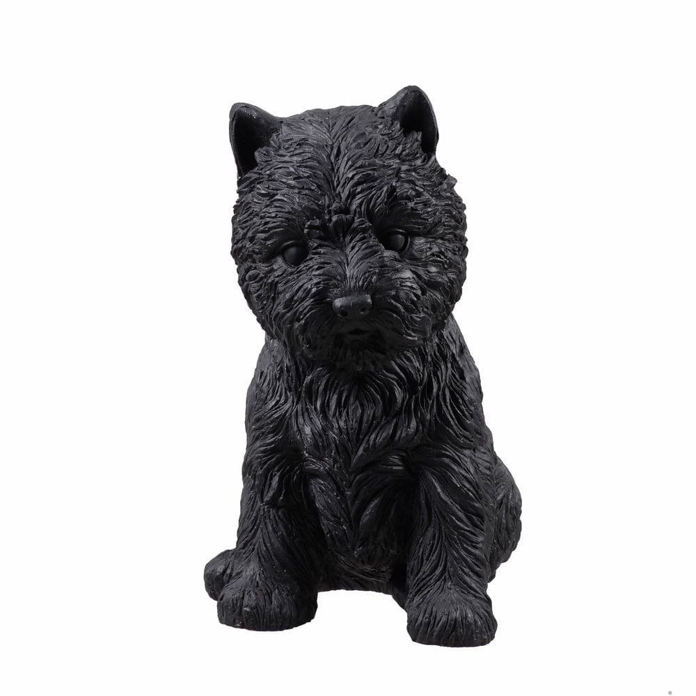 Macetero Hi-Line Gift Ltd. Estatua de Perro Terrier 23x10x13 cm