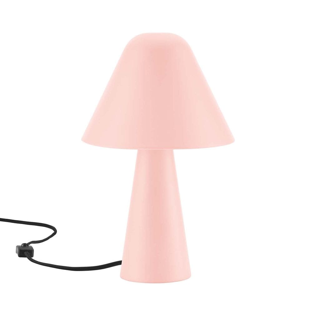 Lâmpada Modway EEI-6529-PNK Mesa de cogumelos rosa 25cmH
