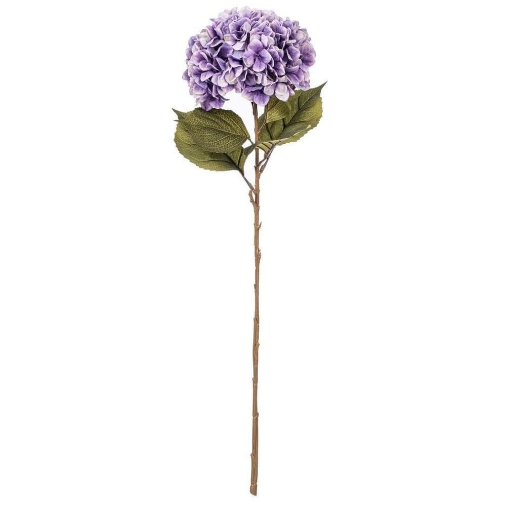Haste de hortênsia artificial Vickerman 107 cm roxa