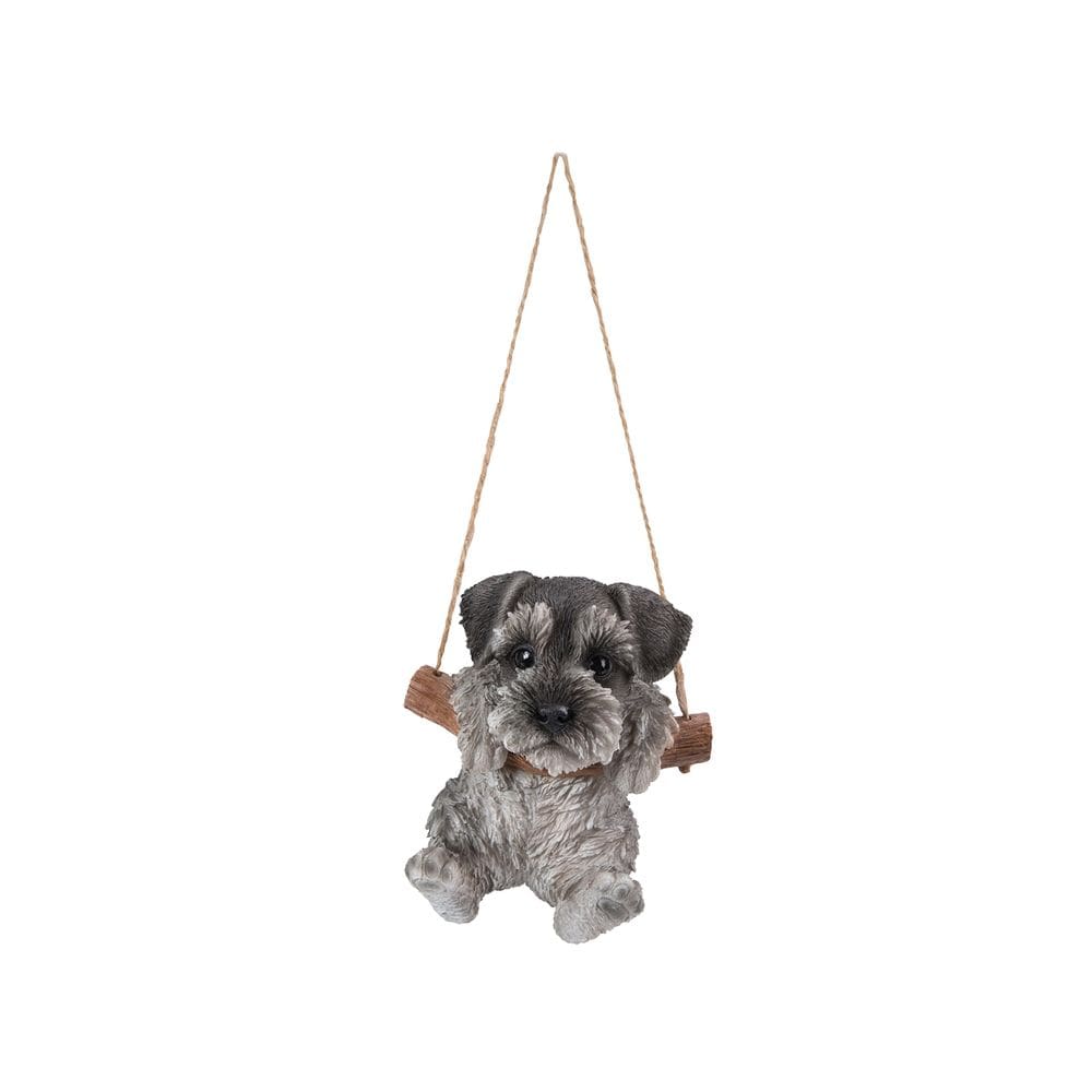 Garden Statue Hi-Line Gift Ltd Resina para cachorros Schnauzer 13 cm
