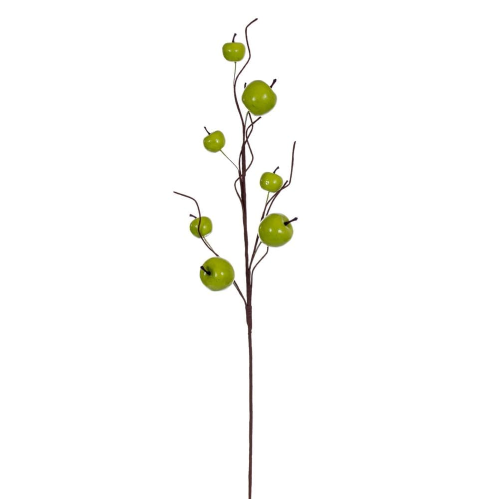 Spray de maçã verde artificial Vickerman 31cm, pacote com 3