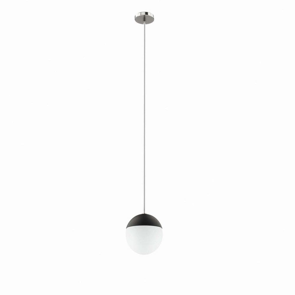 Luminária pendente Modway Stellar Opal Polido em Níquel 18x18x178 cm