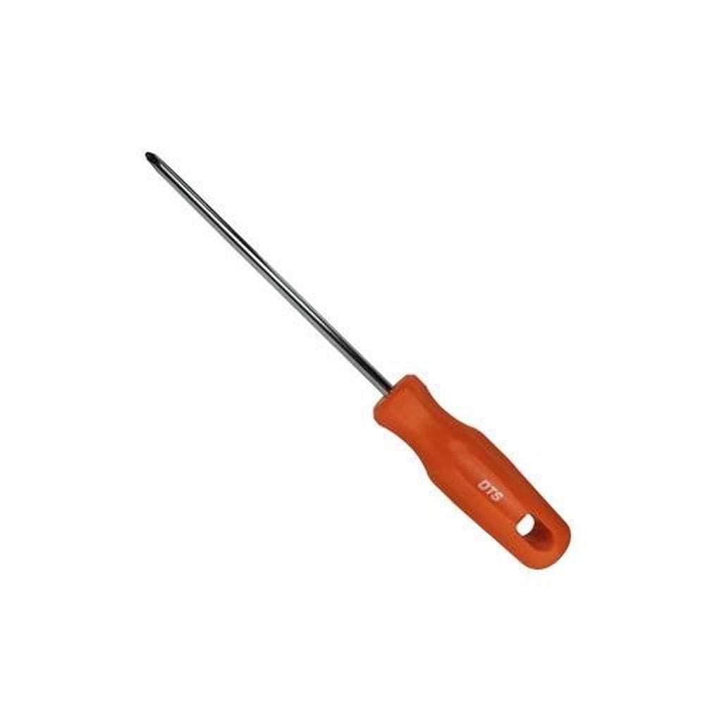 Chave Phillips 1-4`` X 6`` - Haste Cromo Vanádio - Cabo Pvc - Laranja