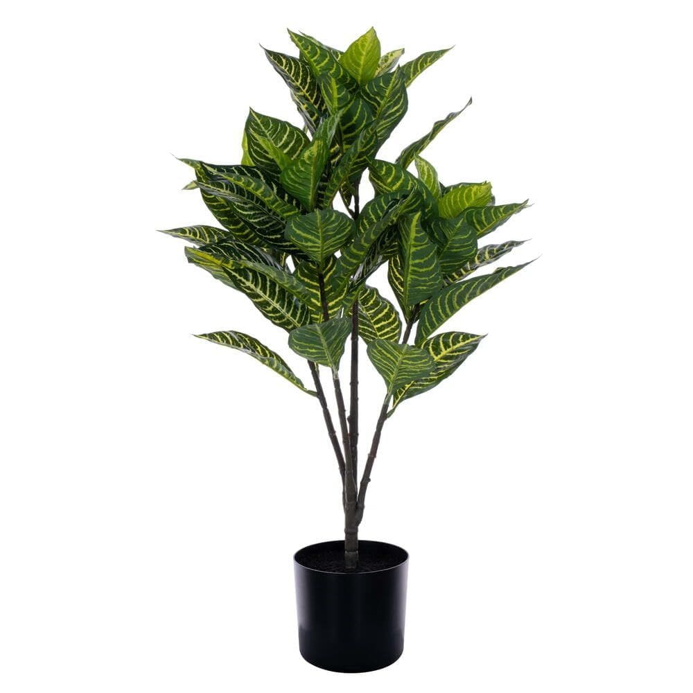 Planta artificial Alocasia Zebrina Vickerman 66 cm verde
