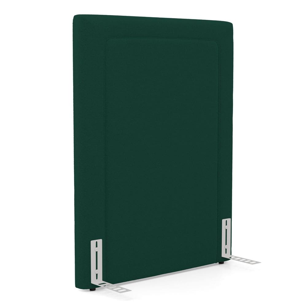 Cabeceira Cama Box Solteiro Alba 90cm com Frame Bouclé Verde - Abmaza