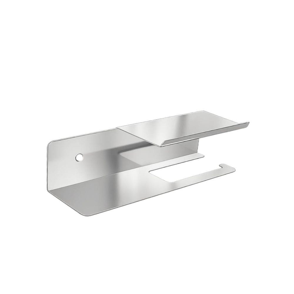 Porta Papel Higiênico Tripo Alto Brilho Agata Grego Metal