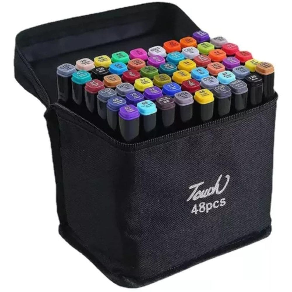 Canetinhas Hidrográficas 48 Peças Pintura Infantil