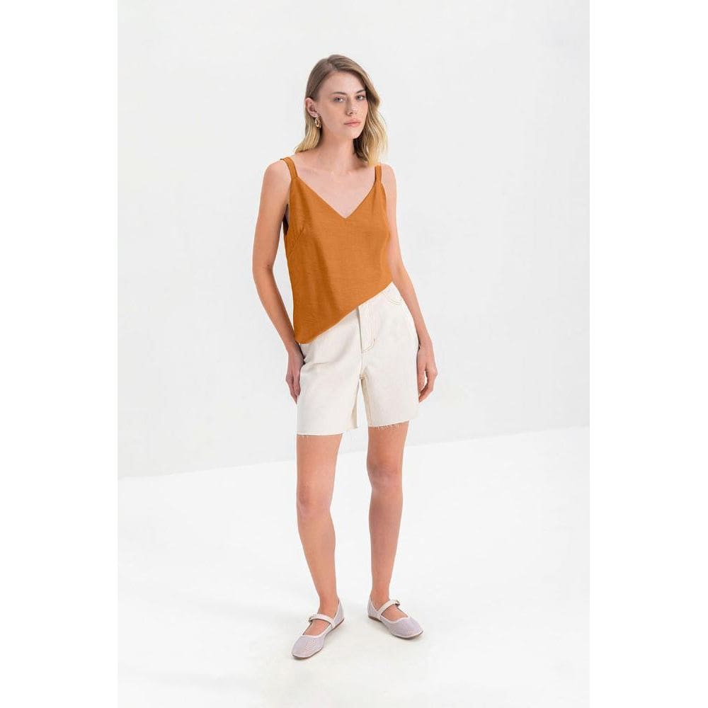 Blusa feminina regata creponada Essendi