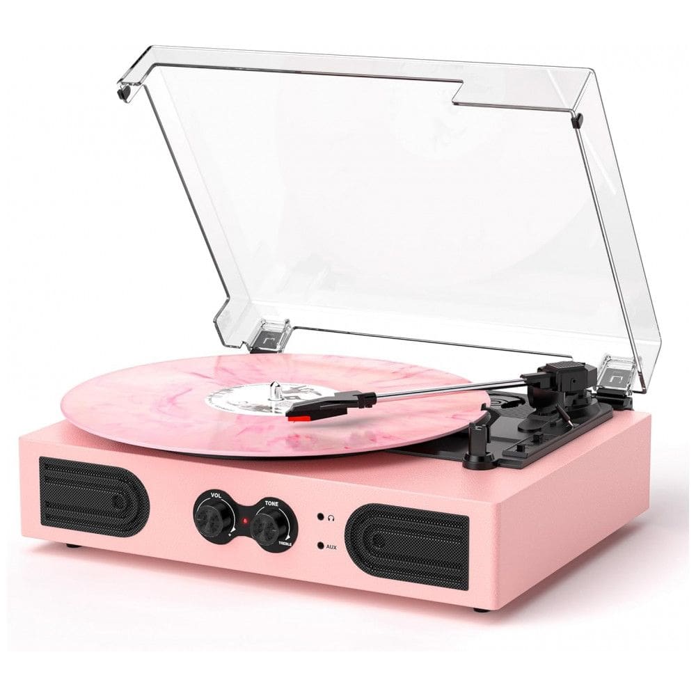 Toca-Discos de Vinil com Alto-Falantes Integrados e Controle de Graves e Agudos - DANFI AUDIO DF,
