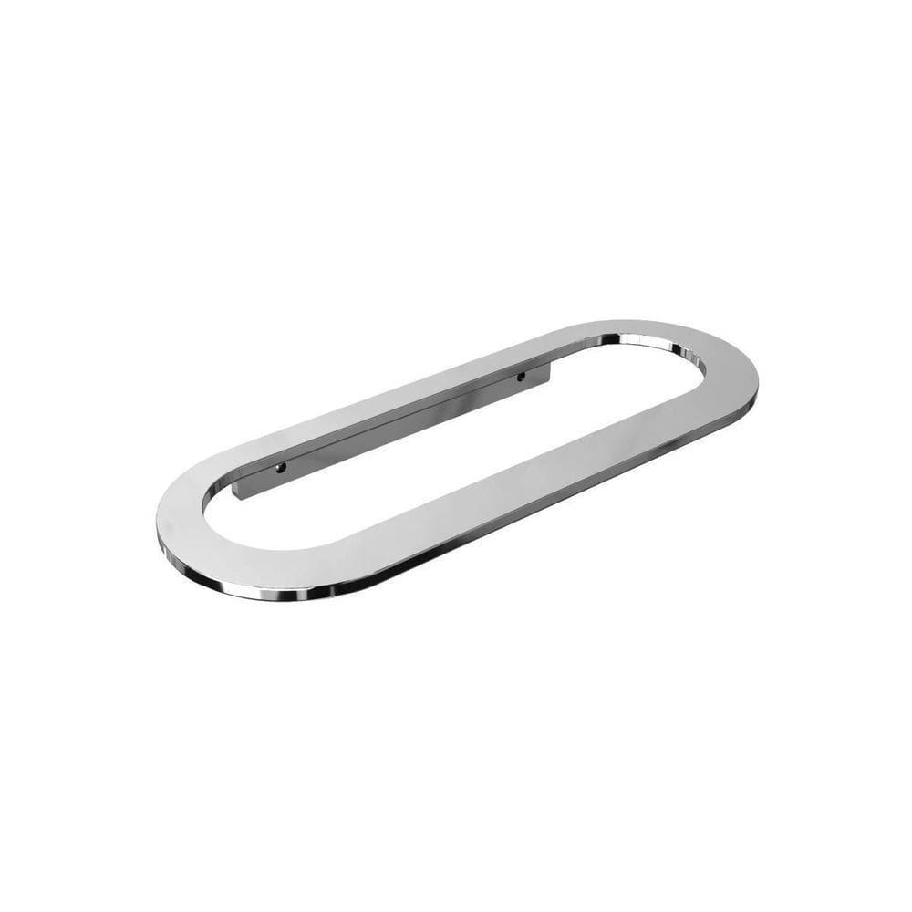 Toalheiro Para Banheiro Escovado Agata Grego Metal 35Cm