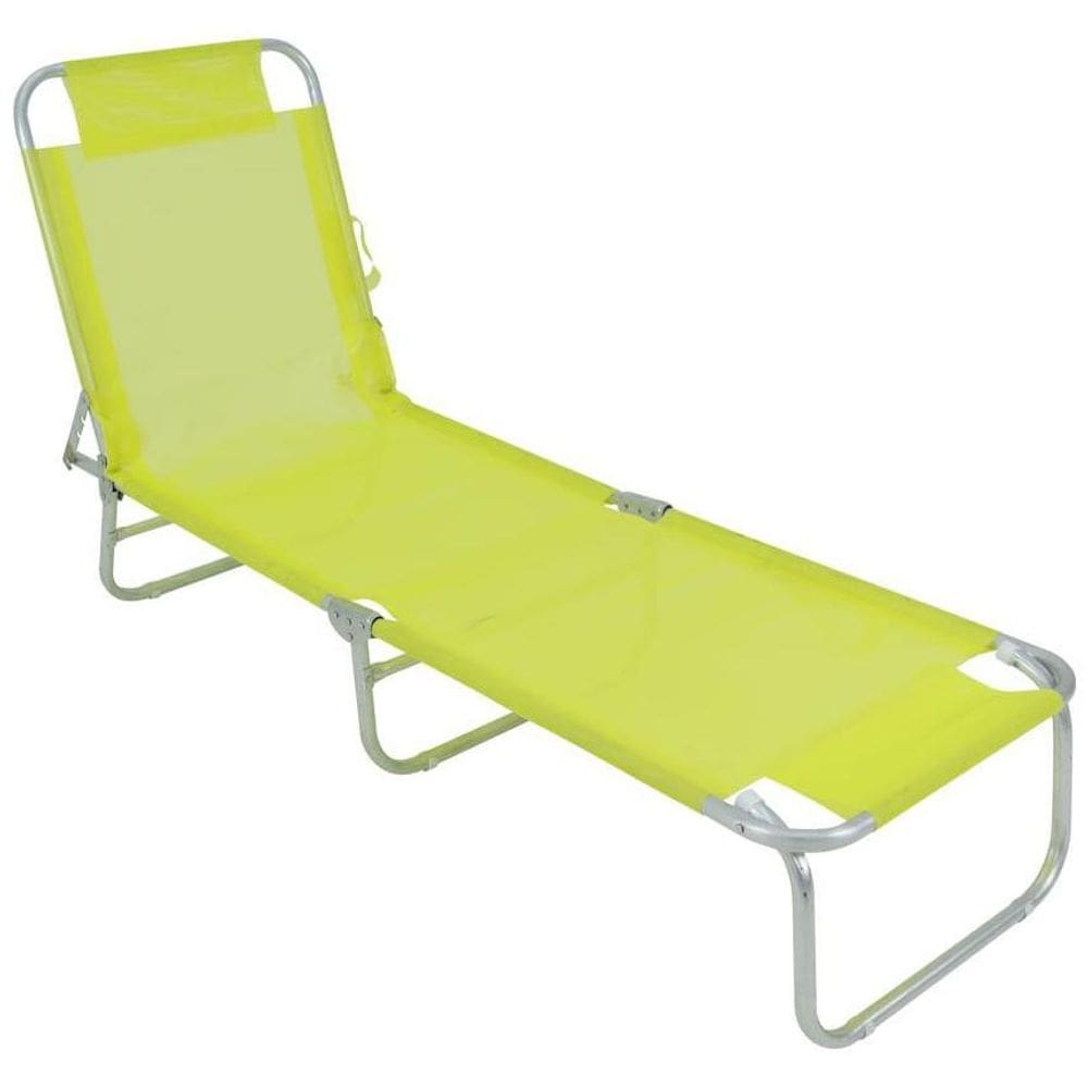 Cadeira Espreg. Dobrável Alumínio Textilene 4 Posições