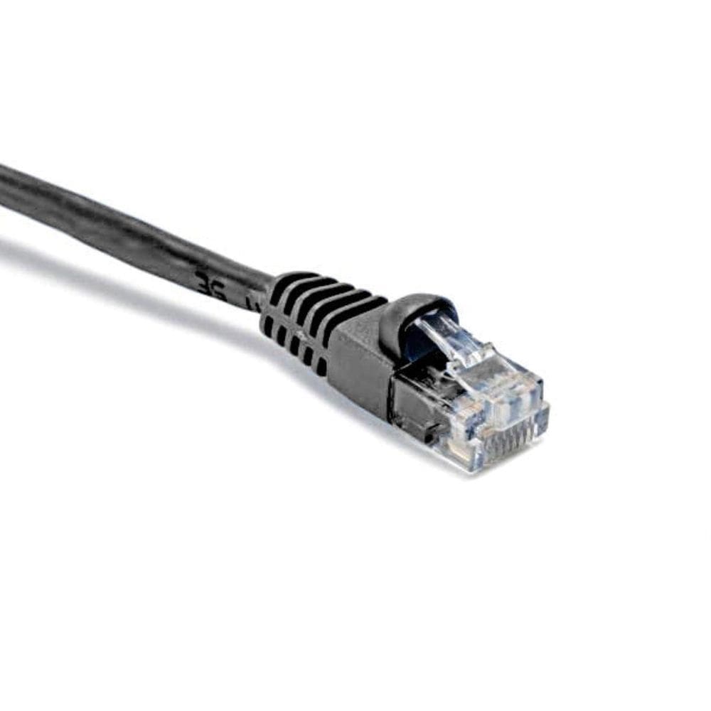Cabo de conexão Vanco CAT 6 30 cm preto RJ45