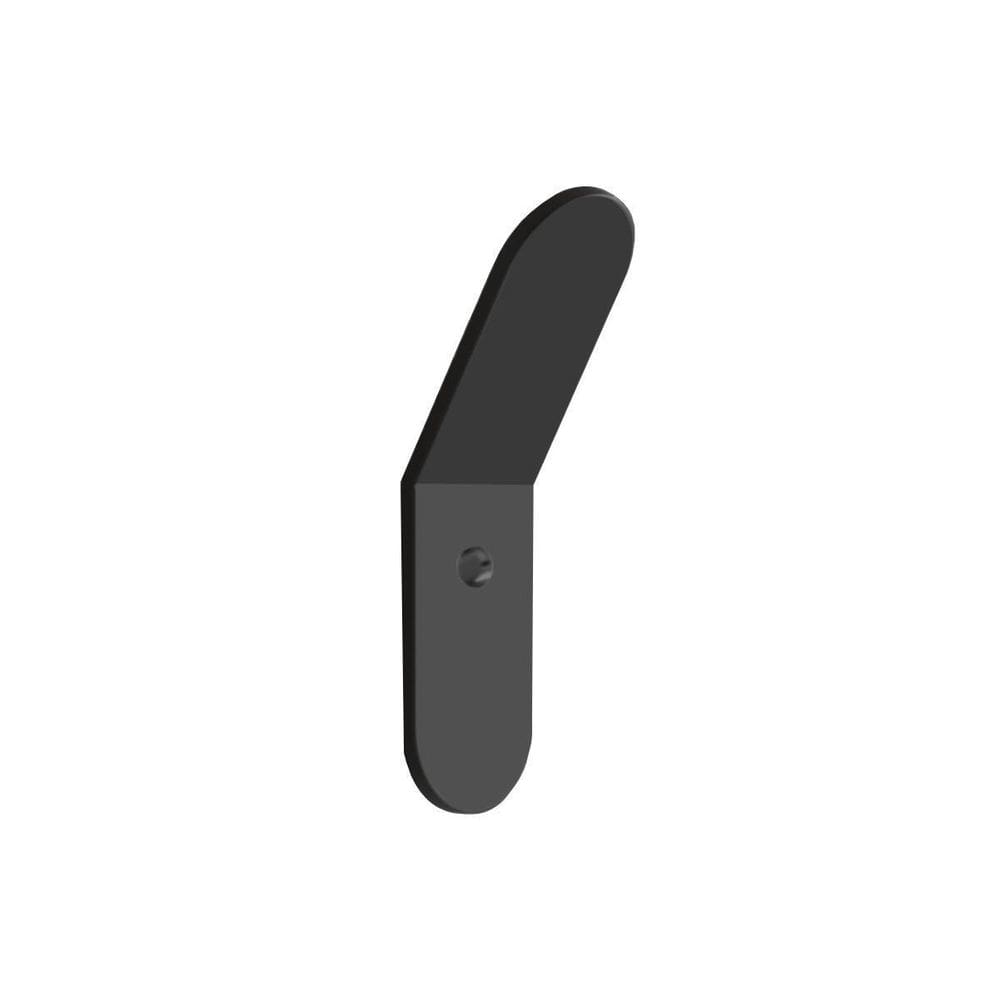 Cabide Para Banheiro Preto Fosco Agata Grego Metal