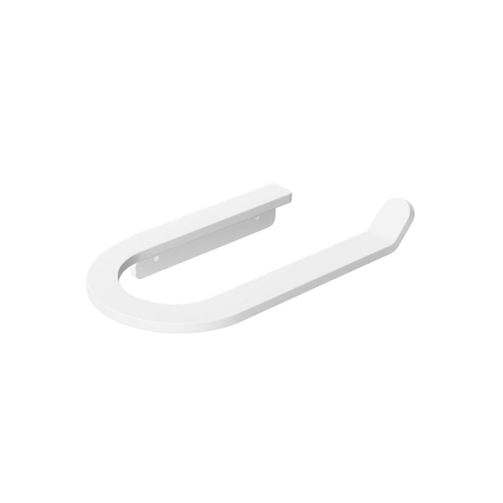 Porta Papel Higiênico Branco Agata Grego Metal