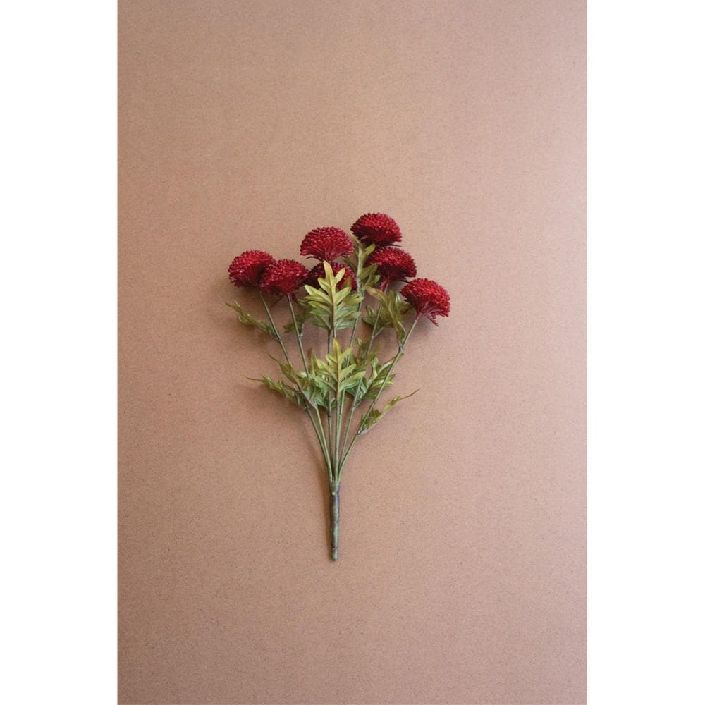 Pacote de Dália Artificial Red KALALOU - 7 hastes